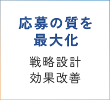 応募の質を最大化 戦略設計効果改善